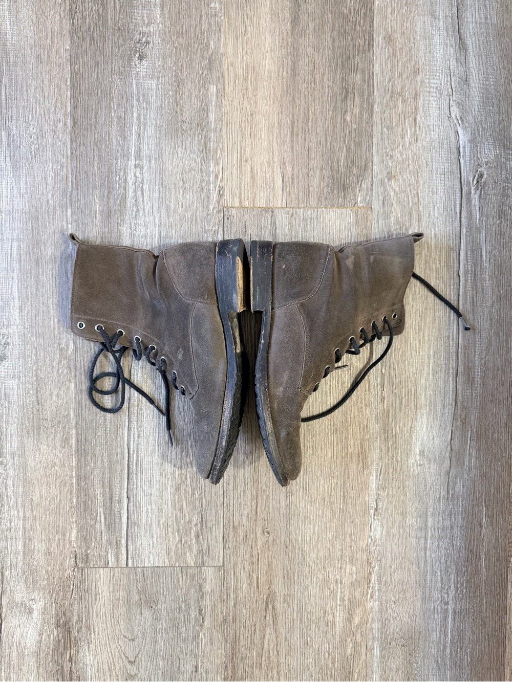 FRYE Charcoal suede Boots